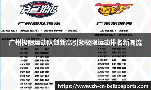 广州极限运动队创新高引领极限运动排名新潮流